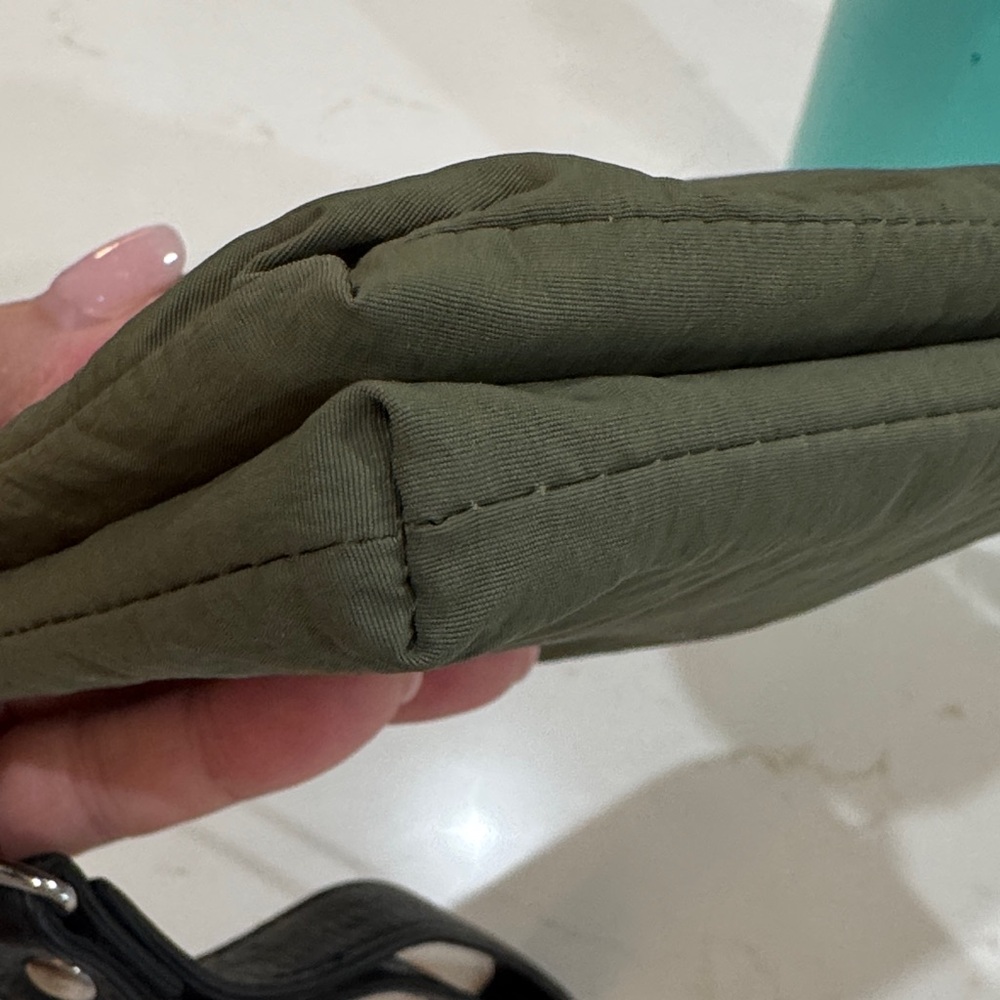 lululemon athletica Olive Wristlet Clutch with Black Strap - Picture 5 of 9